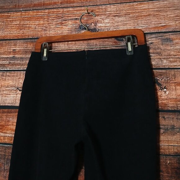 XOXO Vintage Pants 7 Faux Suede Flare Leg Embroidered Low Rise Zip Back Y2K USA - Picture 5 of 8